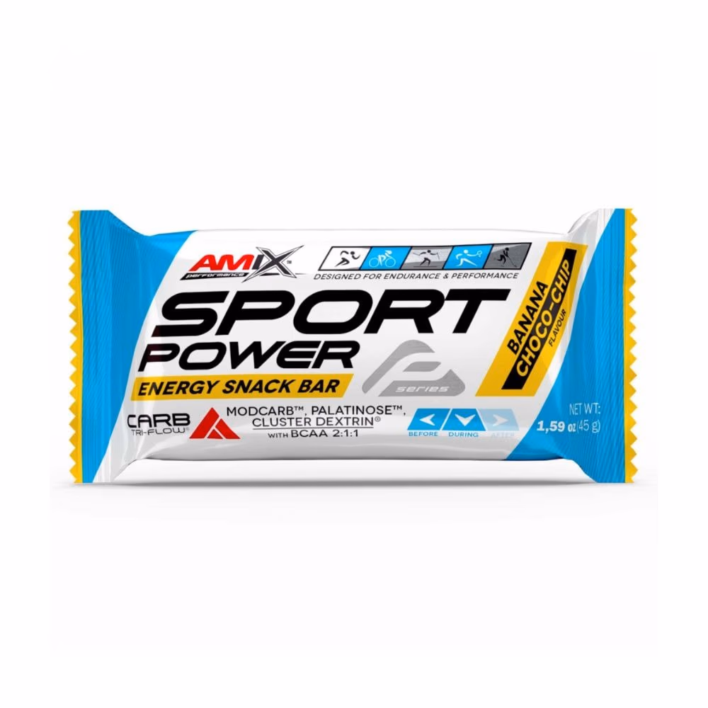 Amix Sport Power Energy Bar Banana Chocolate 45g 1