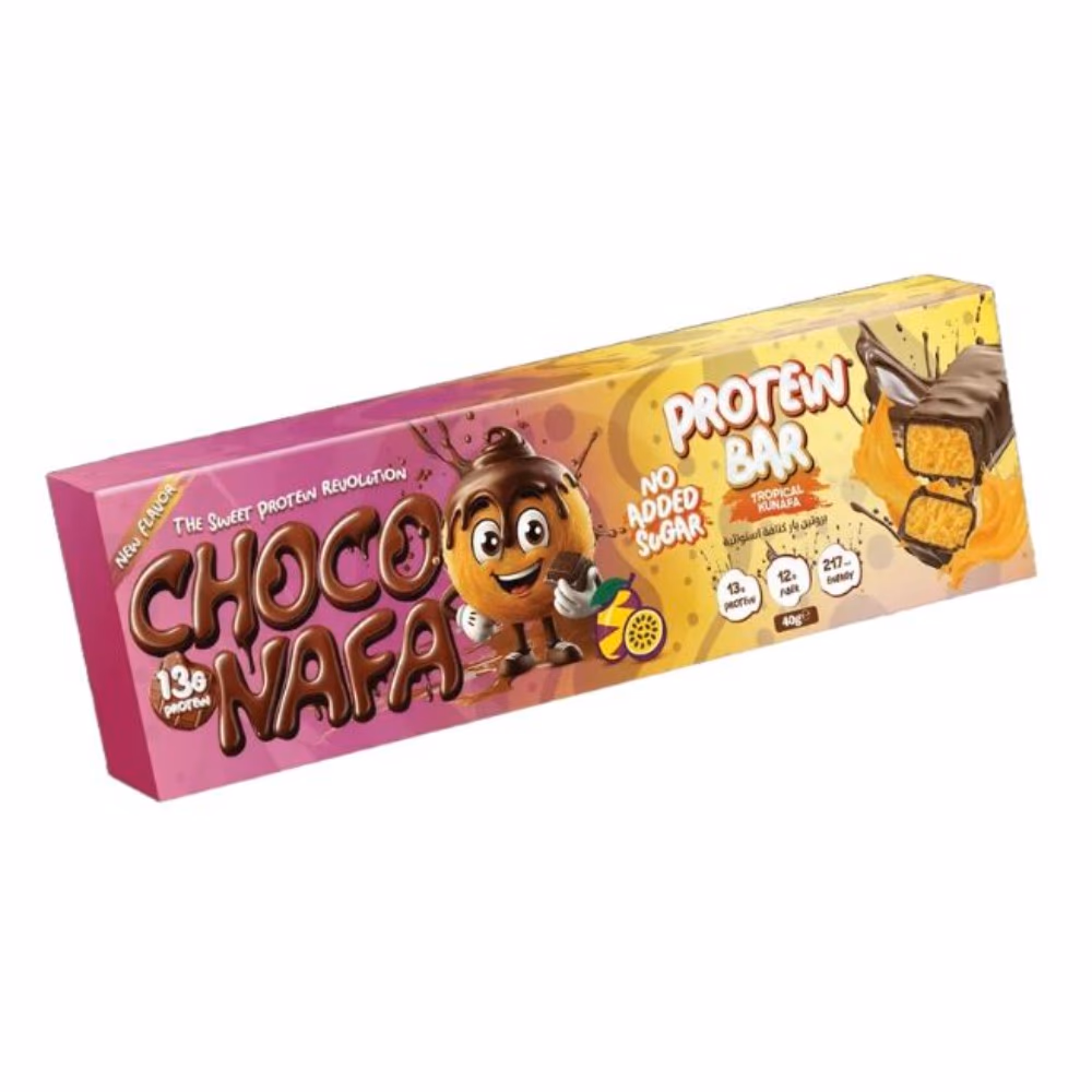 Choco Nafa Protein Bar Tropical Kunafa 40g 1