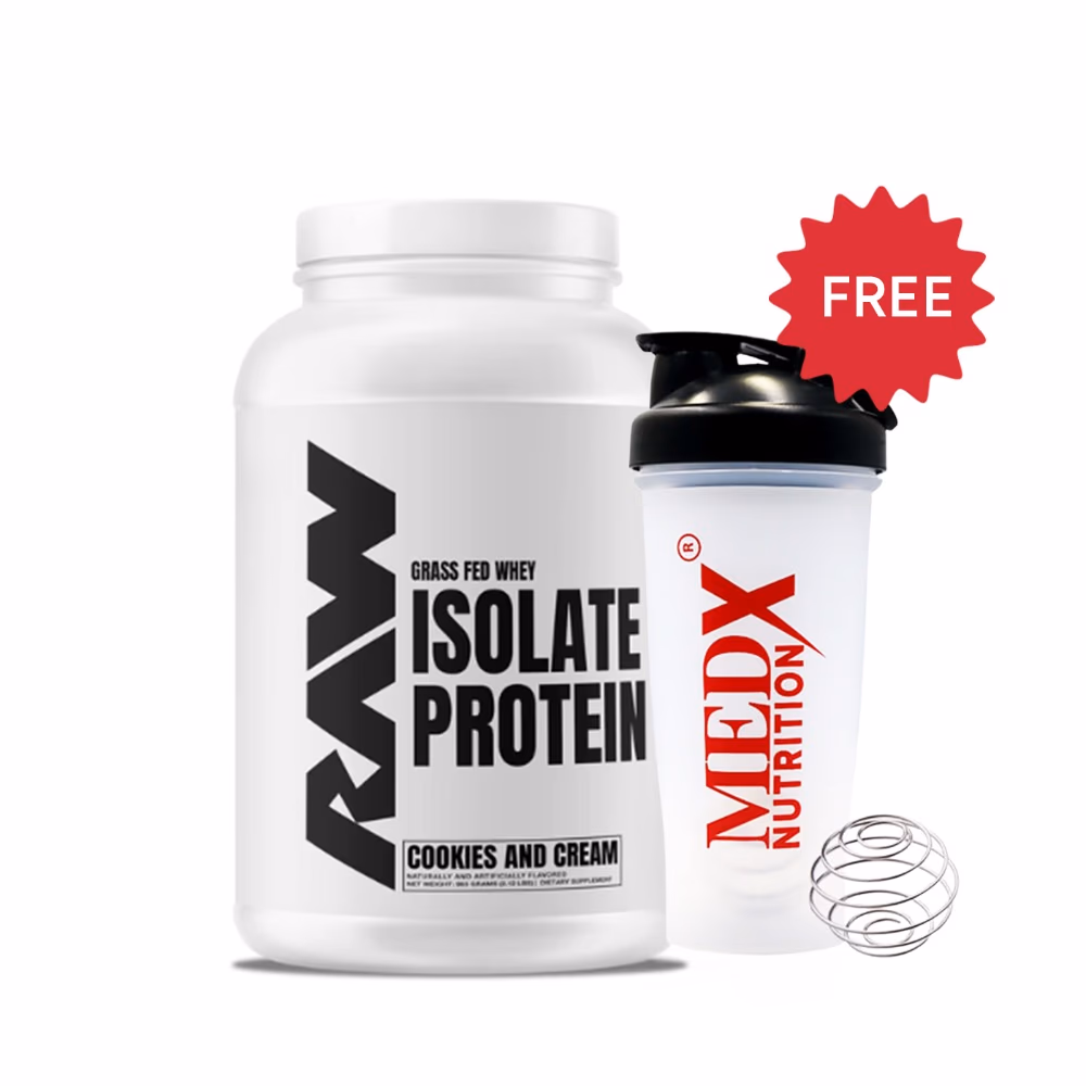 Raw Protein Whey Isolate Cookies And Cream 1.97Lb 1