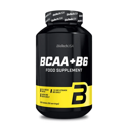 BioTech USA BCAA + B6 - 200 Tablets 1