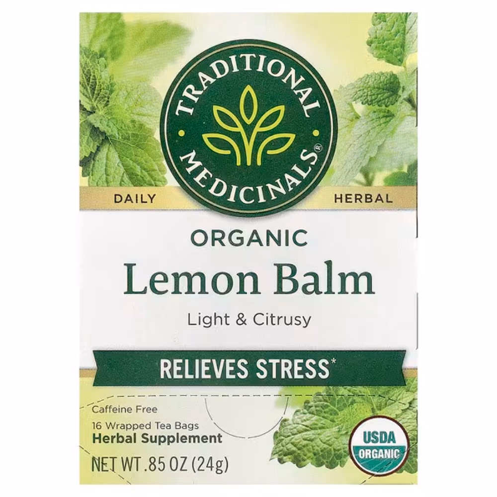 Traditional Organic Lemon Balm Herbal - 16 Tea Bags