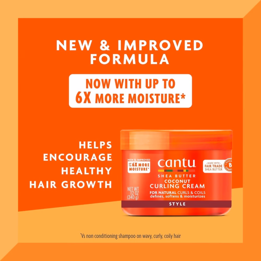 Cantu Coconut Curling Cream 340gm 4