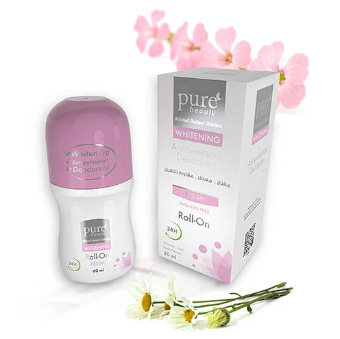 Pure Beauty Anti-Perspirant Fresh Whitening Roll-On 60ml 1