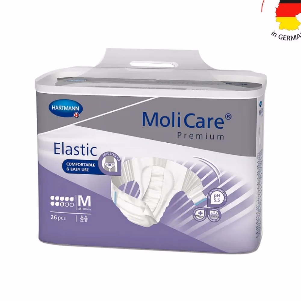 Molicare Premium Elastic Adult Diapers Medium 26s