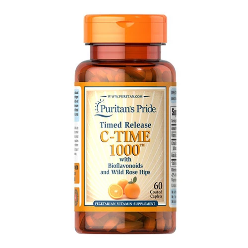 Puritans Pride Vitamin C 1000 mg Timed Release – 60 Cap