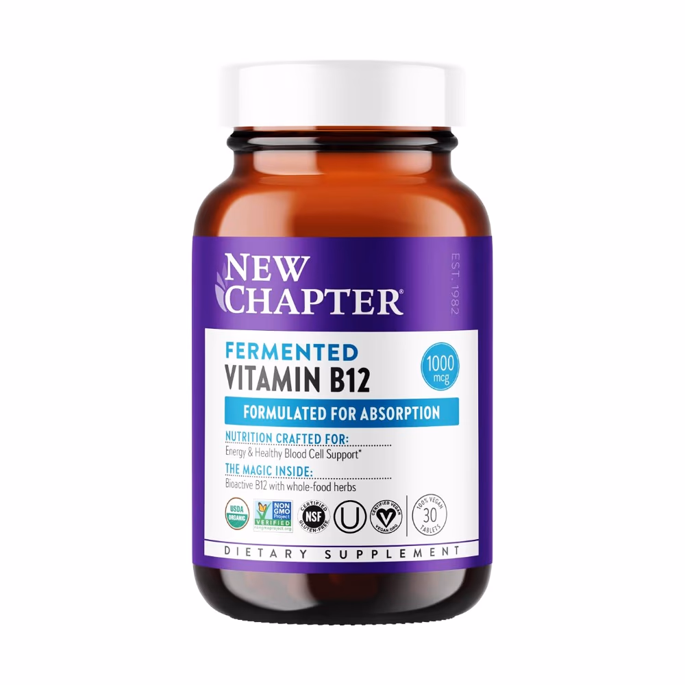 New Chapter Fermented Vitamin B-12 - 30 Tablets 1