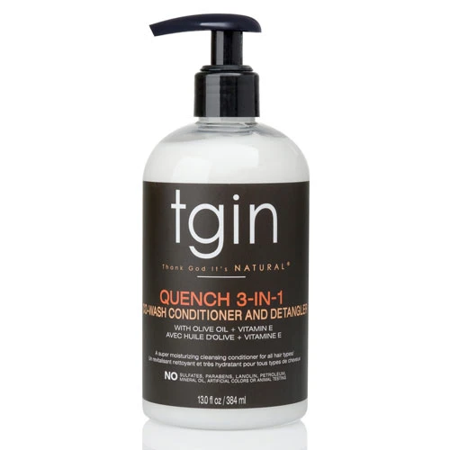 TGIN Quench 3 in 1 Co-Wash Conditioner &amp; Detangler 384ml 1
