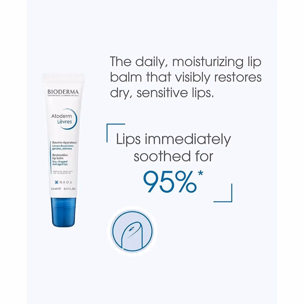Bioderma Atoderm Levres Restorative Lip Balm 15ml 2