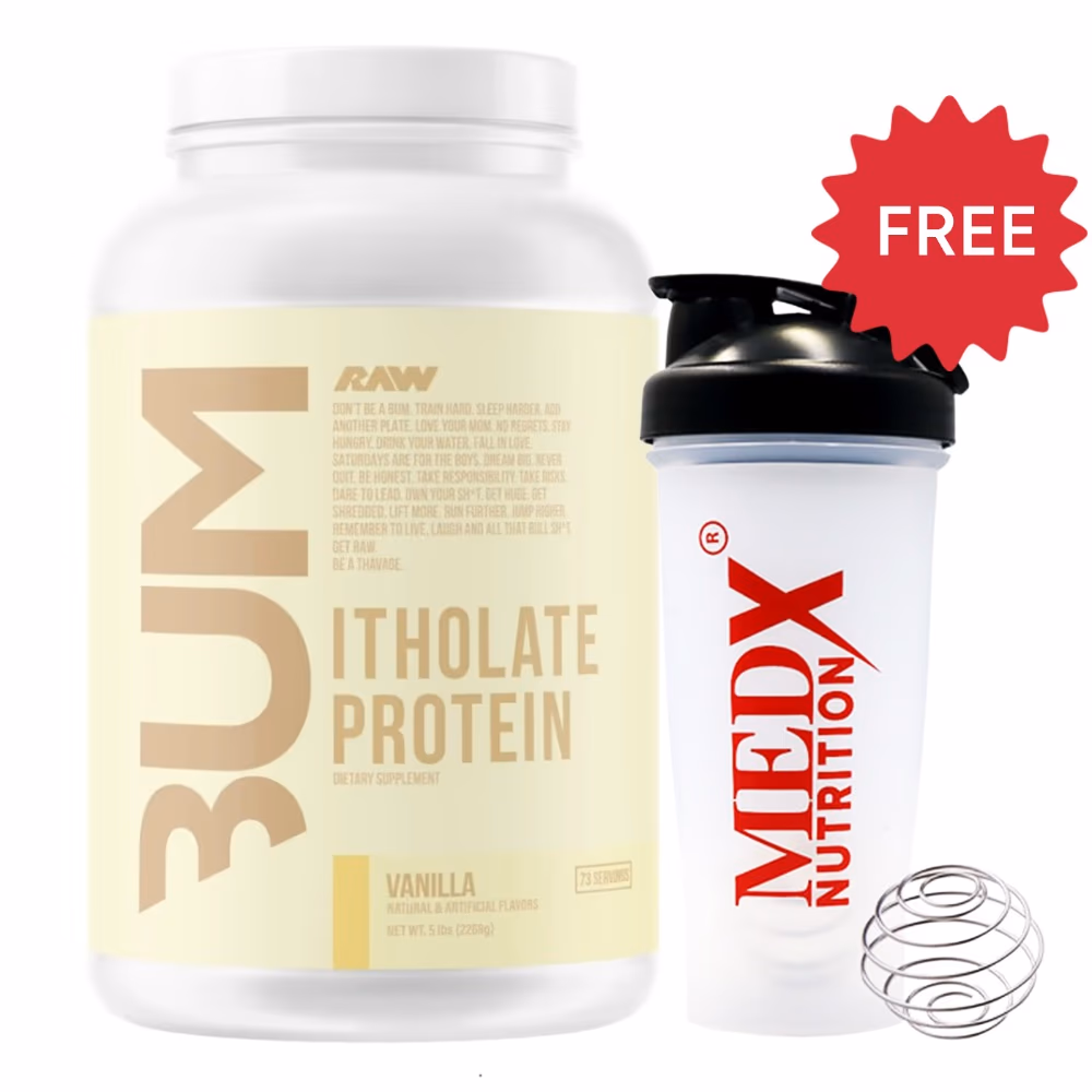 Raw Nutrition Bum Itholate Protein Vanilla Flavor - 2.2kg 1