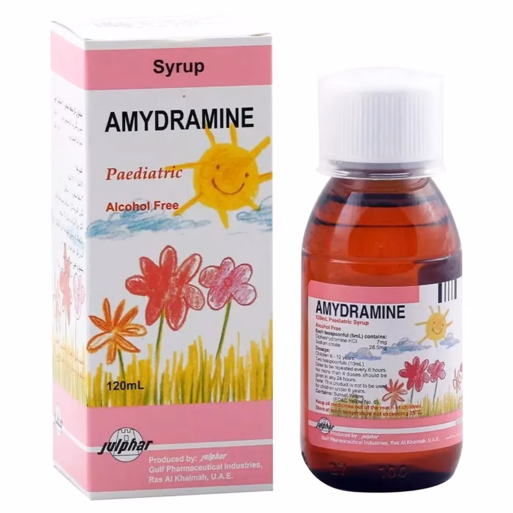Amydramine Paediatric Syrup 120ml 1