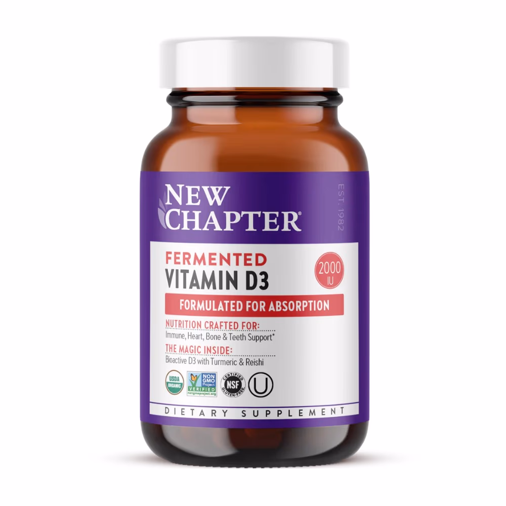New Chapter Fermented Vitamin D3 - 60 Tablets