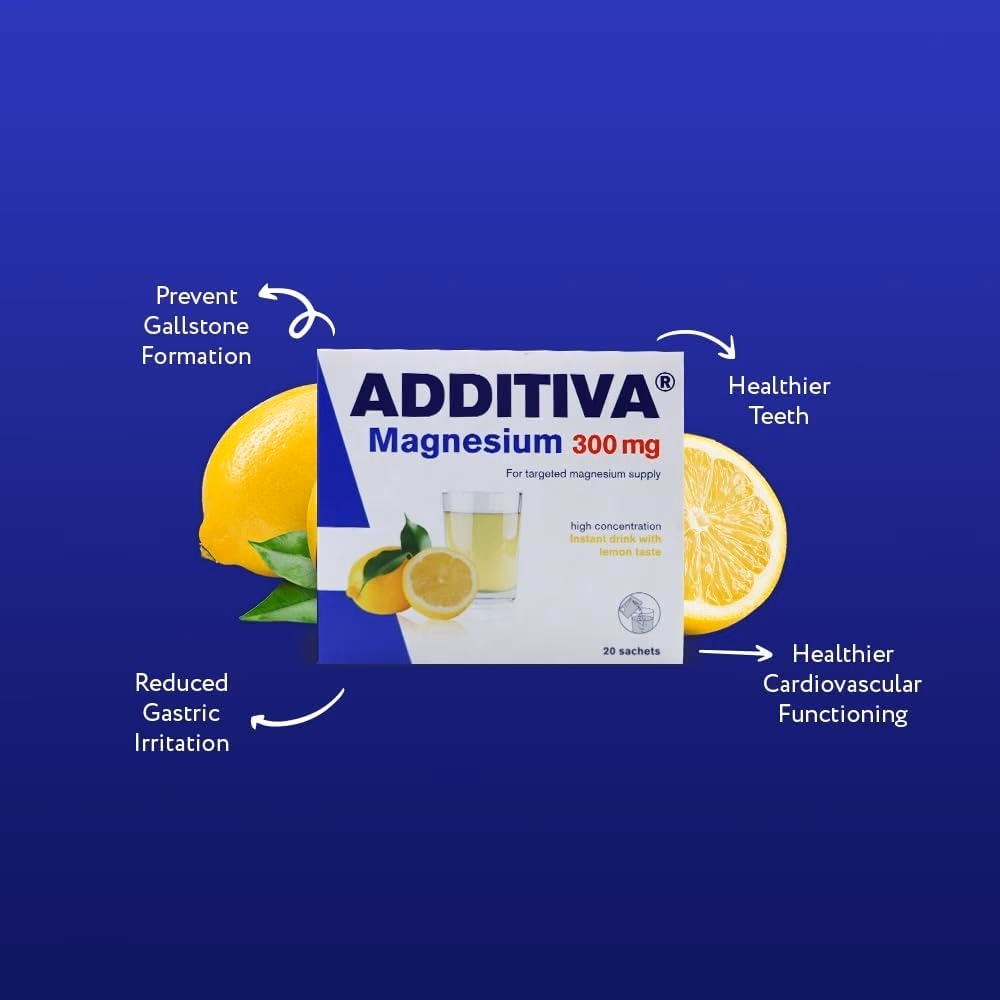 Additiva Magnesium 300mg 20 Sachets  2