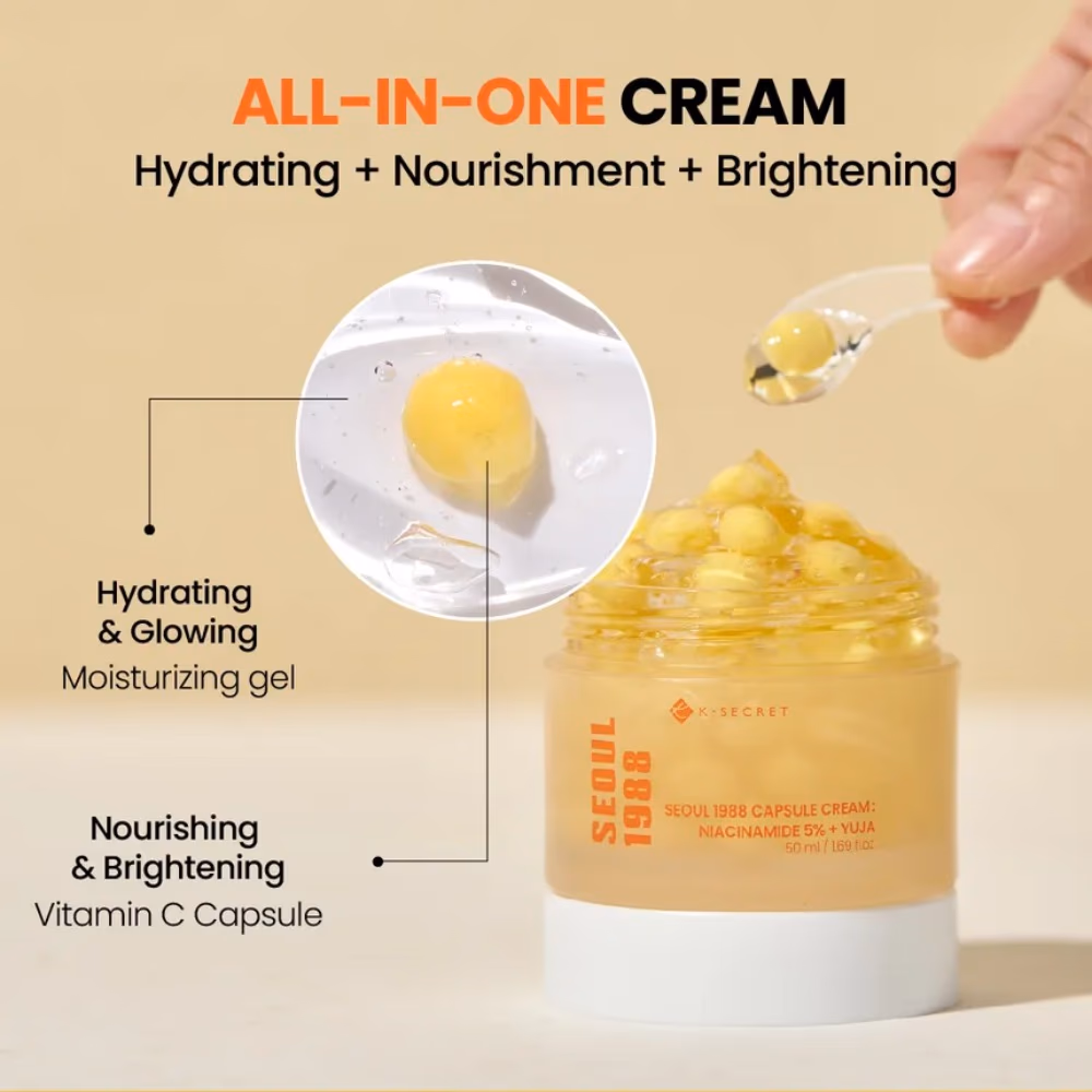 K-Secret Seoul 1988 Niacinamide 5% + Yuja Serum 50ml 5