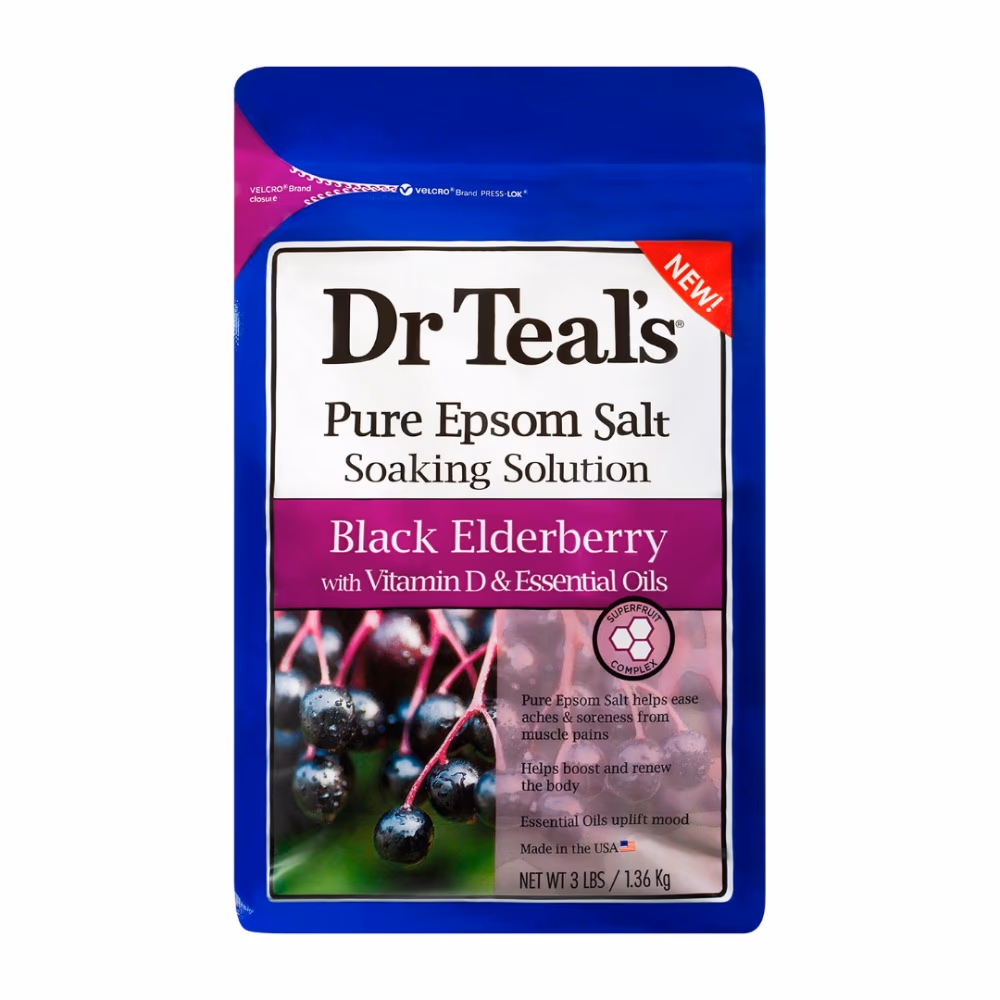 Dr. Teal's Black Elderberry Soaking Solution 1.36kg 1