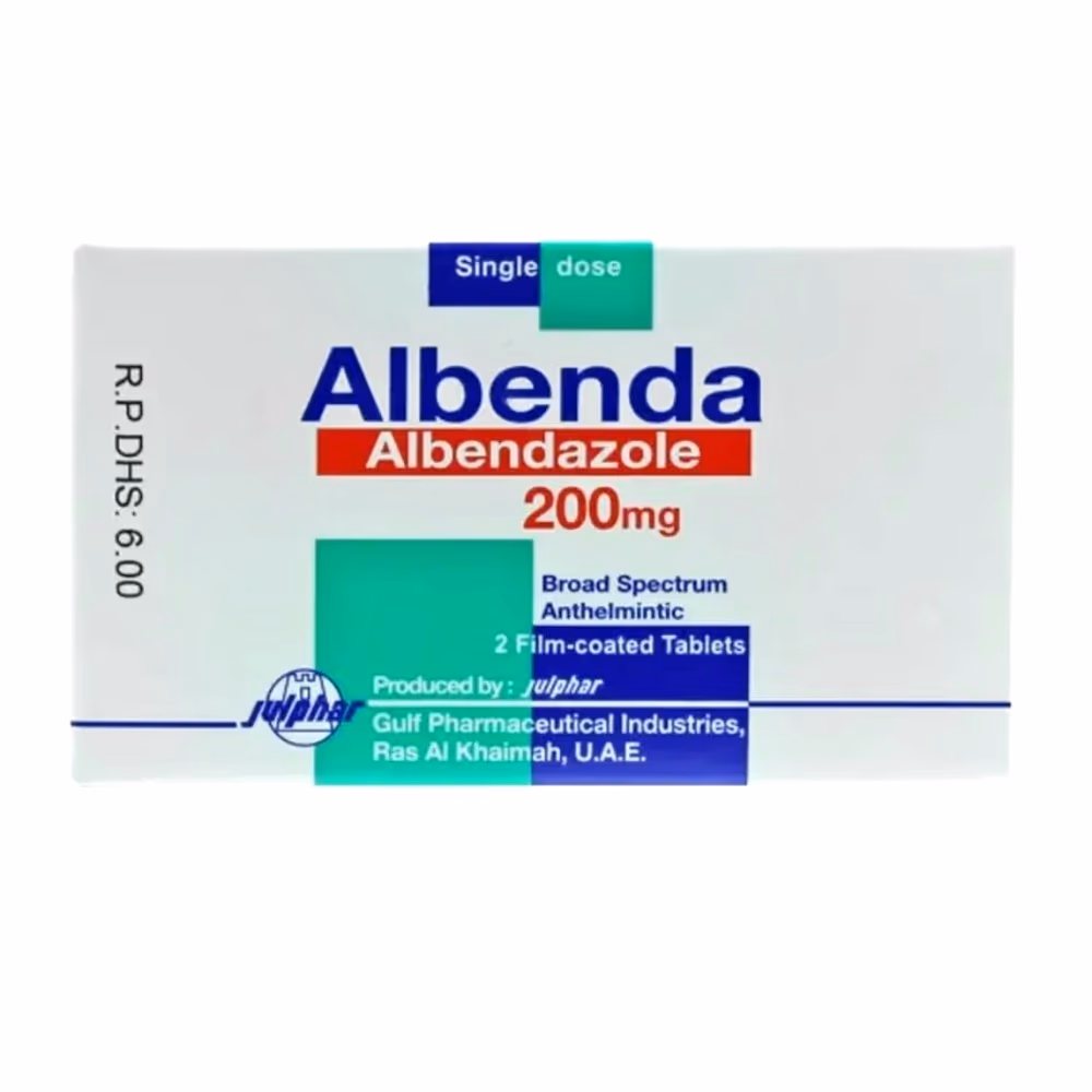 Albenda 200mg Tablets 2s 1
