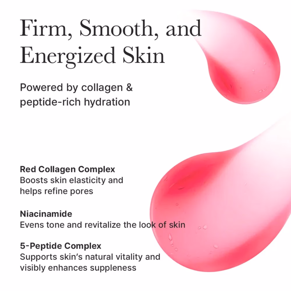Arencia Red Collagen Jello Mask Hydrating Hydrogel Sheet Mask with 5 Peptides & 2% Niacinamide 25g 4