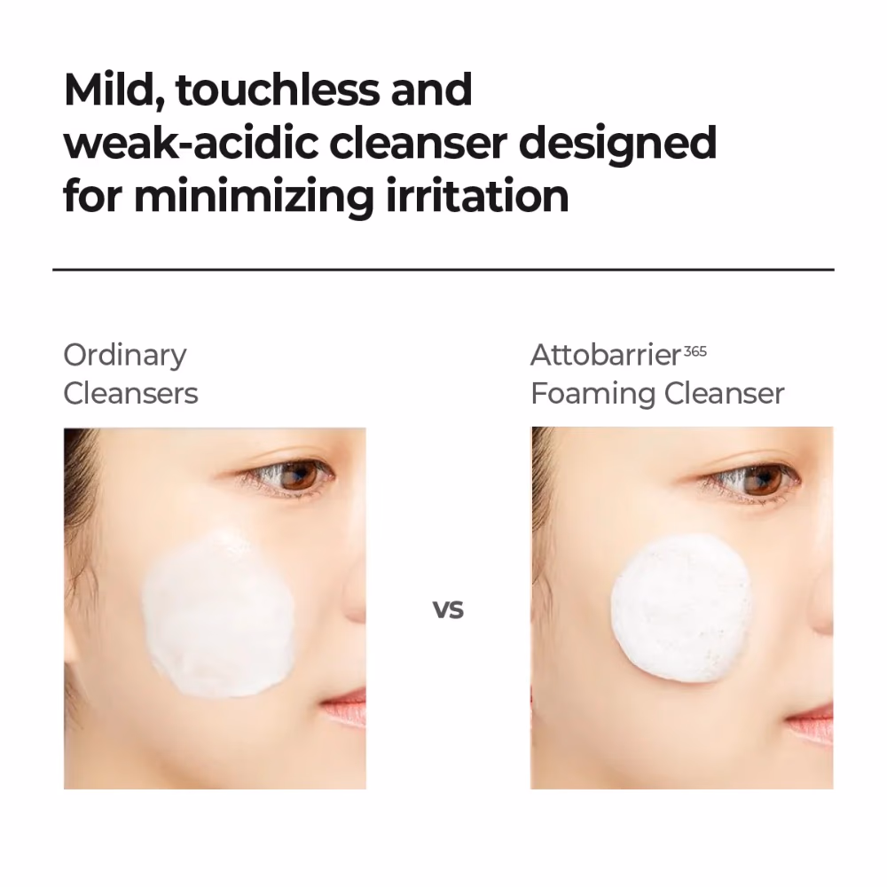 Aestura Atobarrier 365 Gentle Foaming Cleanser 150ml – DermaON | Barrier-Protective Face Wash for Dry & Sensitive Skin 4