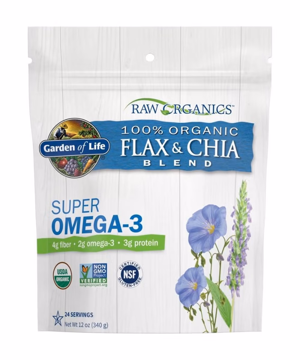 Garden of life Raw Organics - Organic Flax Meal + Chia Seeds - 340gm