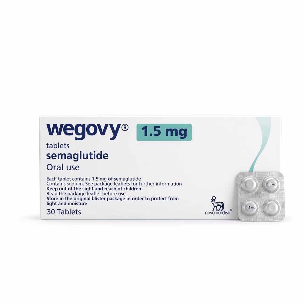 Wegovy Semaglutide 1.5mg – 30 Tablets | Weight Management Medication