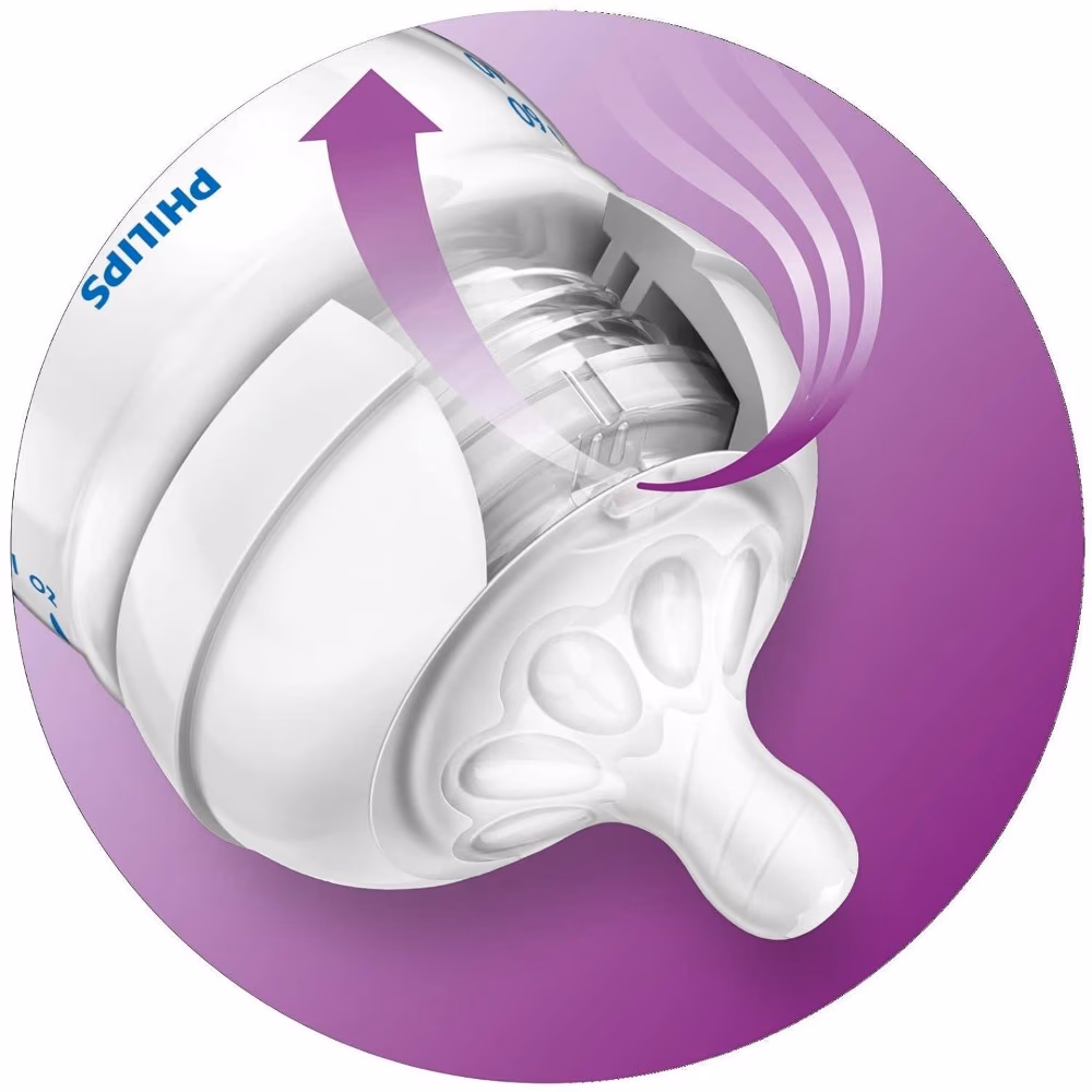 Philips Avent Natural Medium Flow Nipples 3m+ SCF 043, 27 - Pack of 2 3