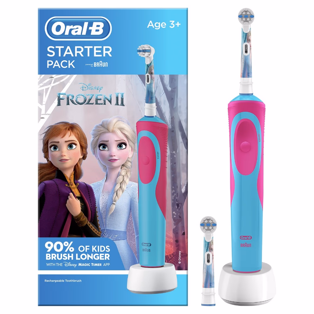Oral-B Kids Toothbrush Frozen Starter Pack Rechargeable