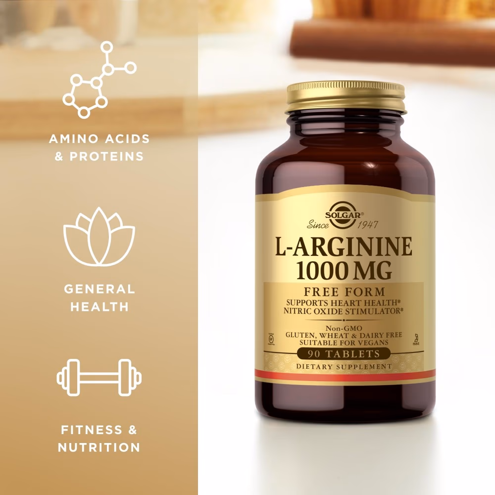 Solgar L-Arginine 1000mg -90 Tablets 2
