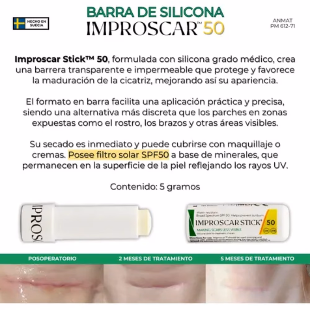 Improscar Stick SPF 50 – Silicone Scar Treatment and Sun Protection Stick 4