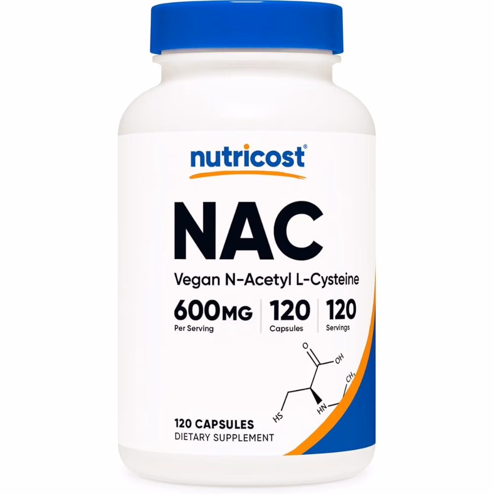 Nutricost NAC 600mg -120 Capsules  1