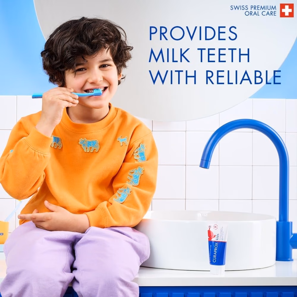 Curaprox Kids Toothpaste Strawberry 60ml Ages 2+ 5
