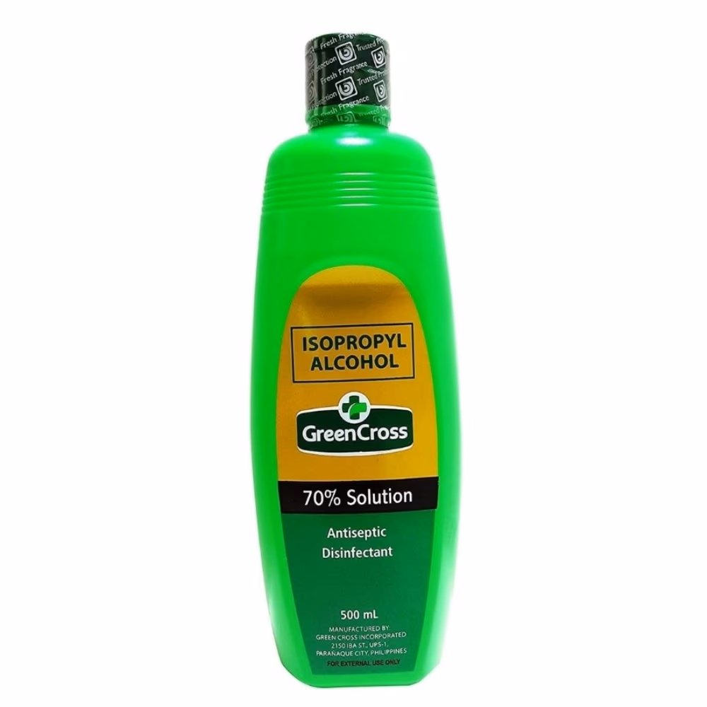 Green Cross Isopropyl Alcohol 70% Solution, 500ml 1