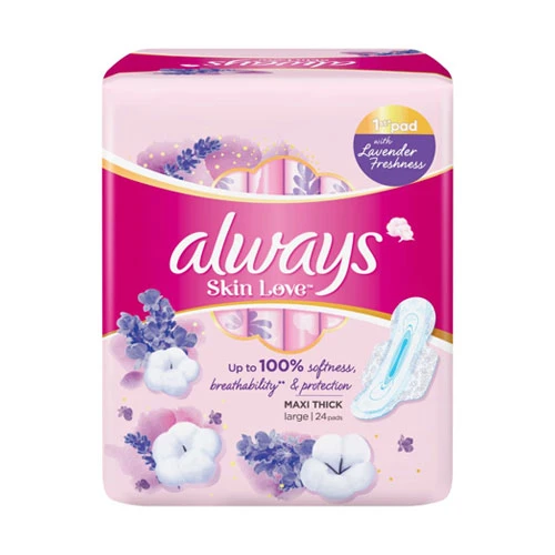 Always Skin Love - Maxi Thick Large Pads - 24 Pads
