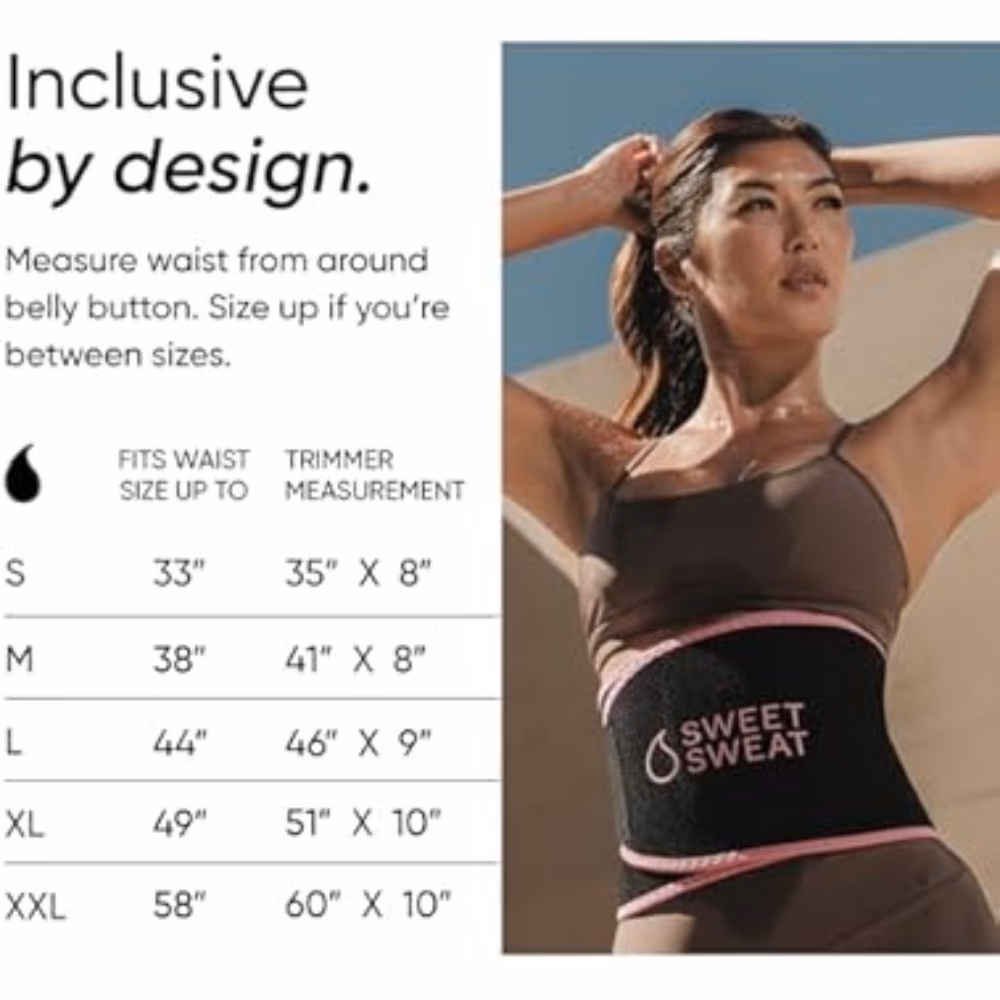 Sports Research Sweet Sweat Trimmer Pink Belt-M 4