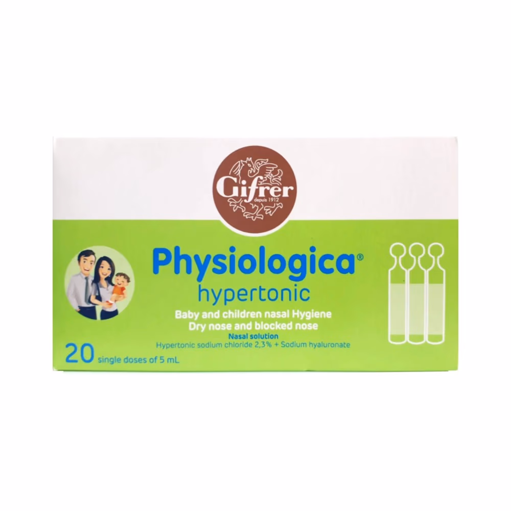 Physiologica Hypertonic Nasal Solution 5ML x 20