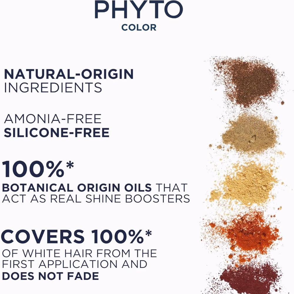 Phyto Color Permanent Hair Color 5.3 Light Golden Brown Kit | Nourishing Ammonia-Free Formula with Botanical Extracts | Radiant, Long-Lasting Color 4