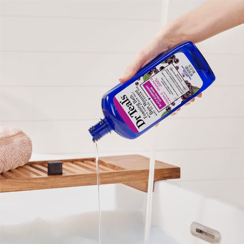 Dr Teal's Foaming Bath with Black Elderberry, 1000ml 5