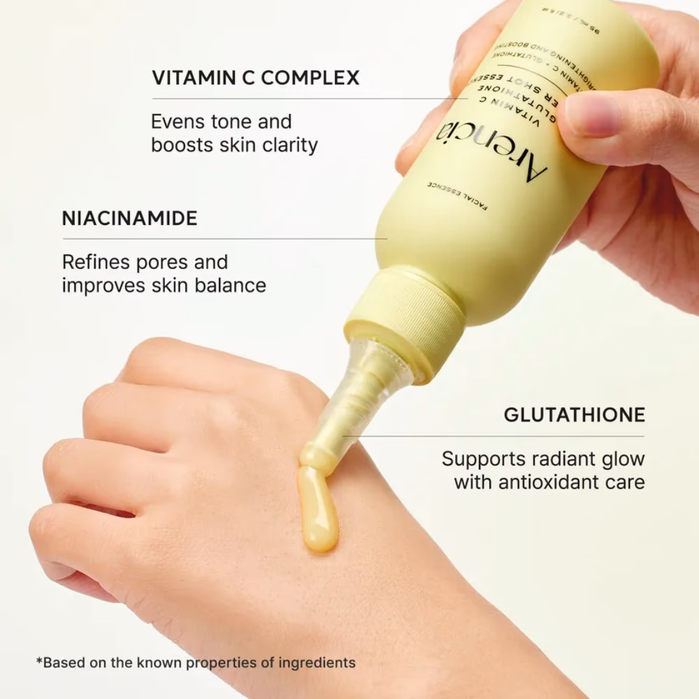 Arencia Vitamin C Glutathione Booster Shot Essence Brightening Facial Essence 95ml 5
