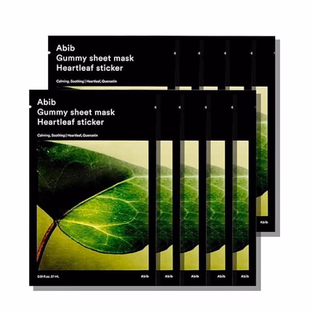 Abib Gummy Sheet Heartleaf Sheet Mask 1 s 1
