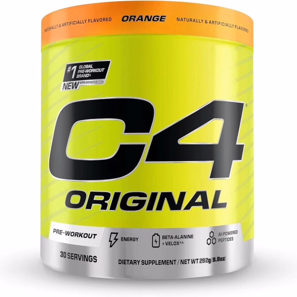 Cellucor C4 Original Orange 50 Servings – Pre-Workout Supplement