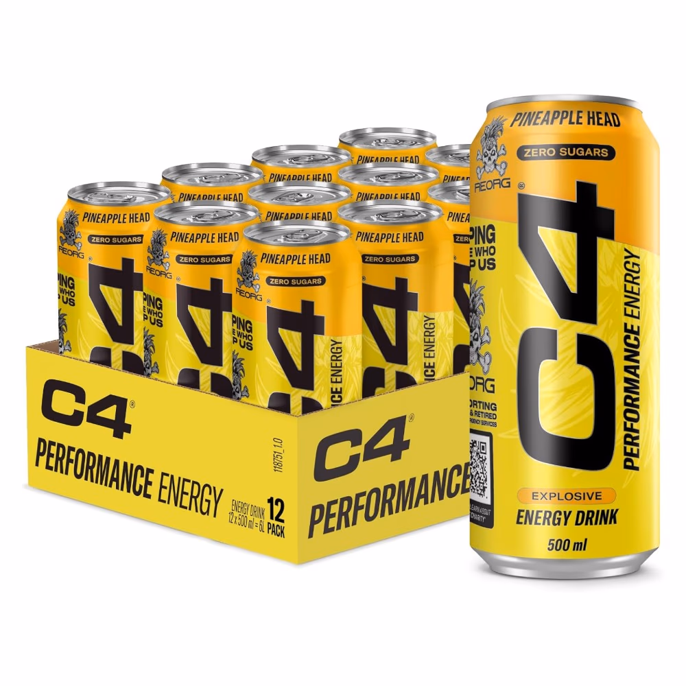 Cellucor C4 Energy RTD Pineapple Head 473ml x 12pcs Pack