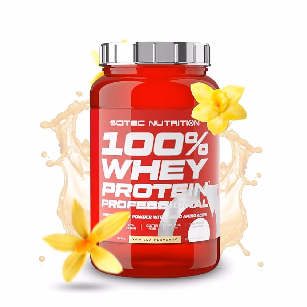 Scitec 100% Whey Protein Vanilla Very Berry 920g 1