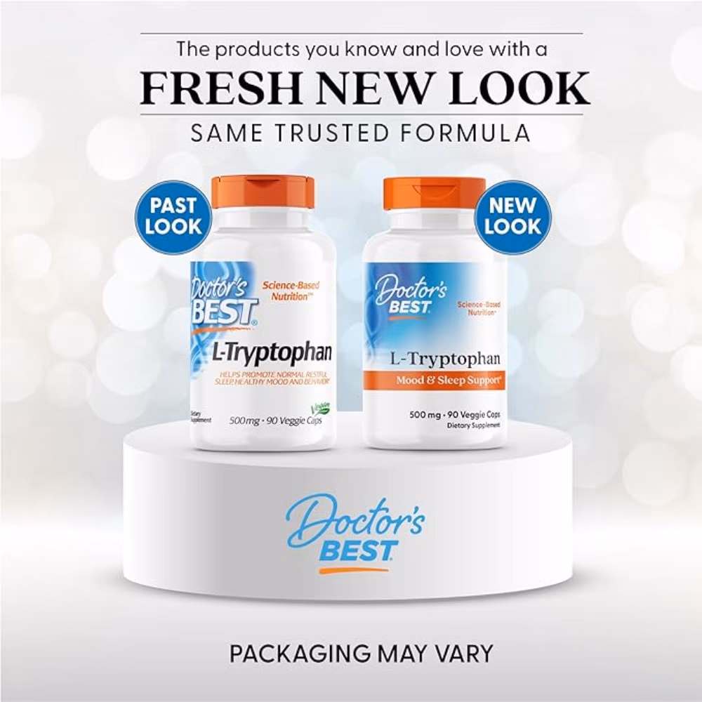 Doctor's Best L-Tryptophan 500mg, 90 Capsules 2
