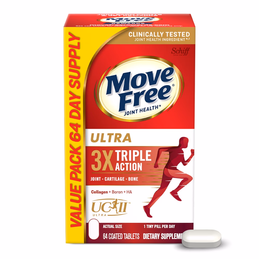 Schiff Move Free Joint Ultra Triple Action 64 Tablets