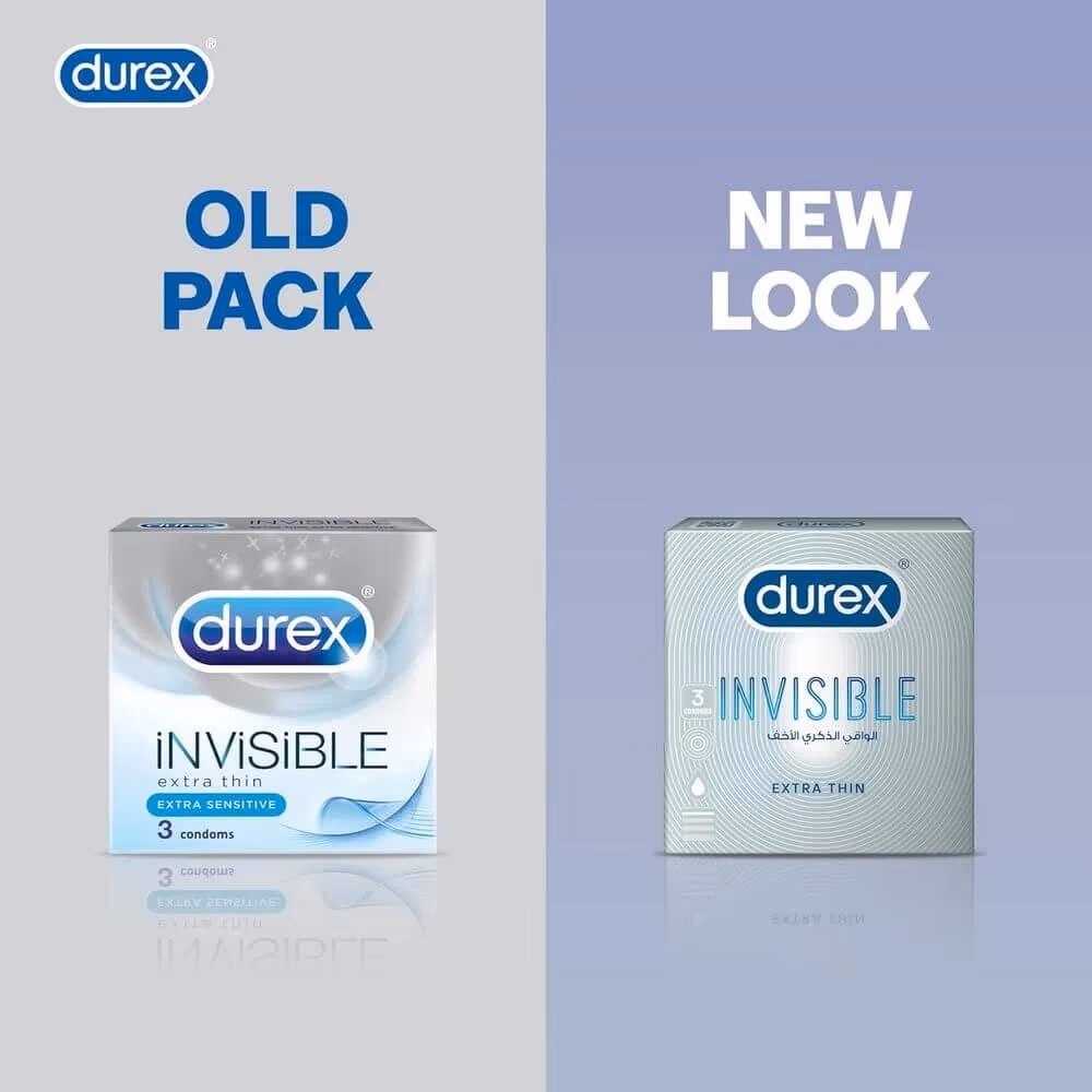 Durex Invisible Extra Thin Condoms - Pack of 3 2