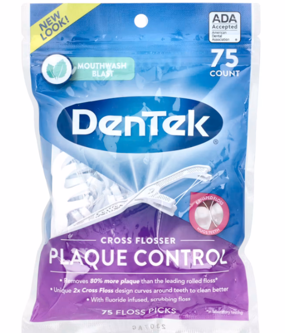 DenTek Plaque Control Cross Flosser Picks (75s) 1