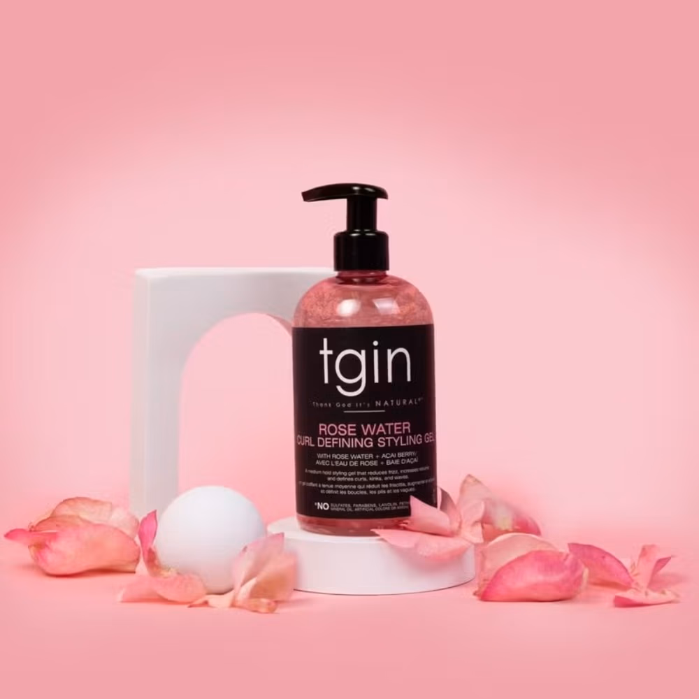 TGIN Rose Water Curl Defining Styling Gel 384ml 2