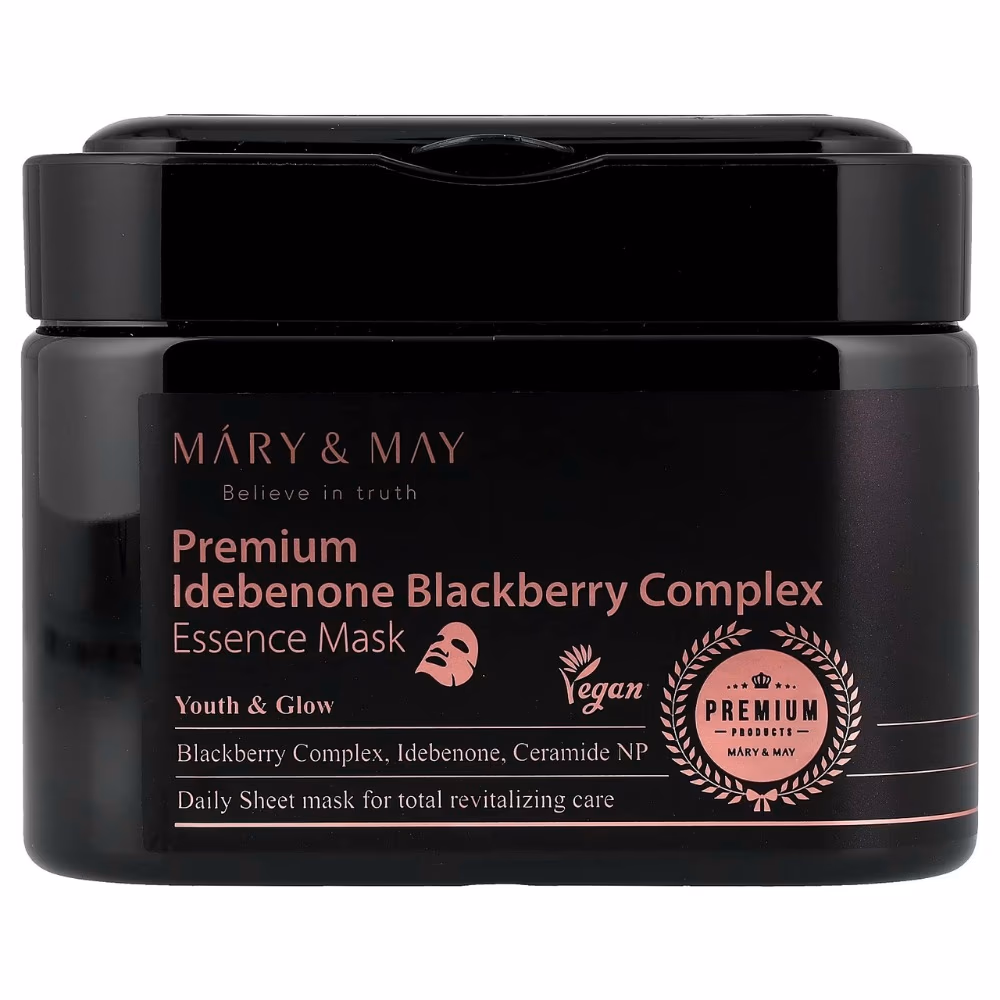 Mary & May Idebenone Blackberry Essence Mask 250g 1