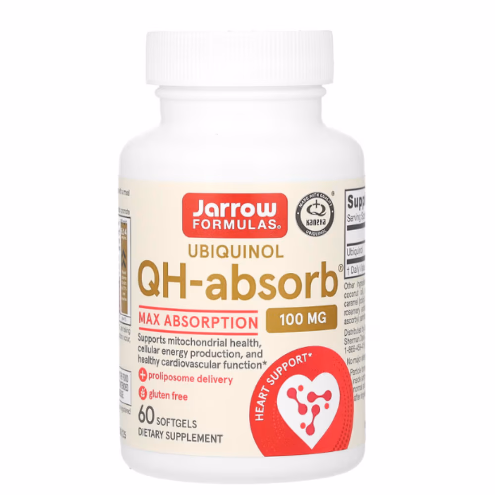 Jarrow Ubiquinol QH-Absorb 100mg Softgels 60s 1