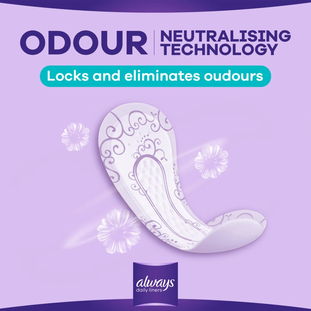 Always Daily Liners Comfort Protect, Normal Pantyliners, Pack of 20's 4