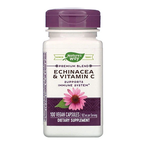 Natures Way Echinacea &amp; Vitamin C -100 Capsules