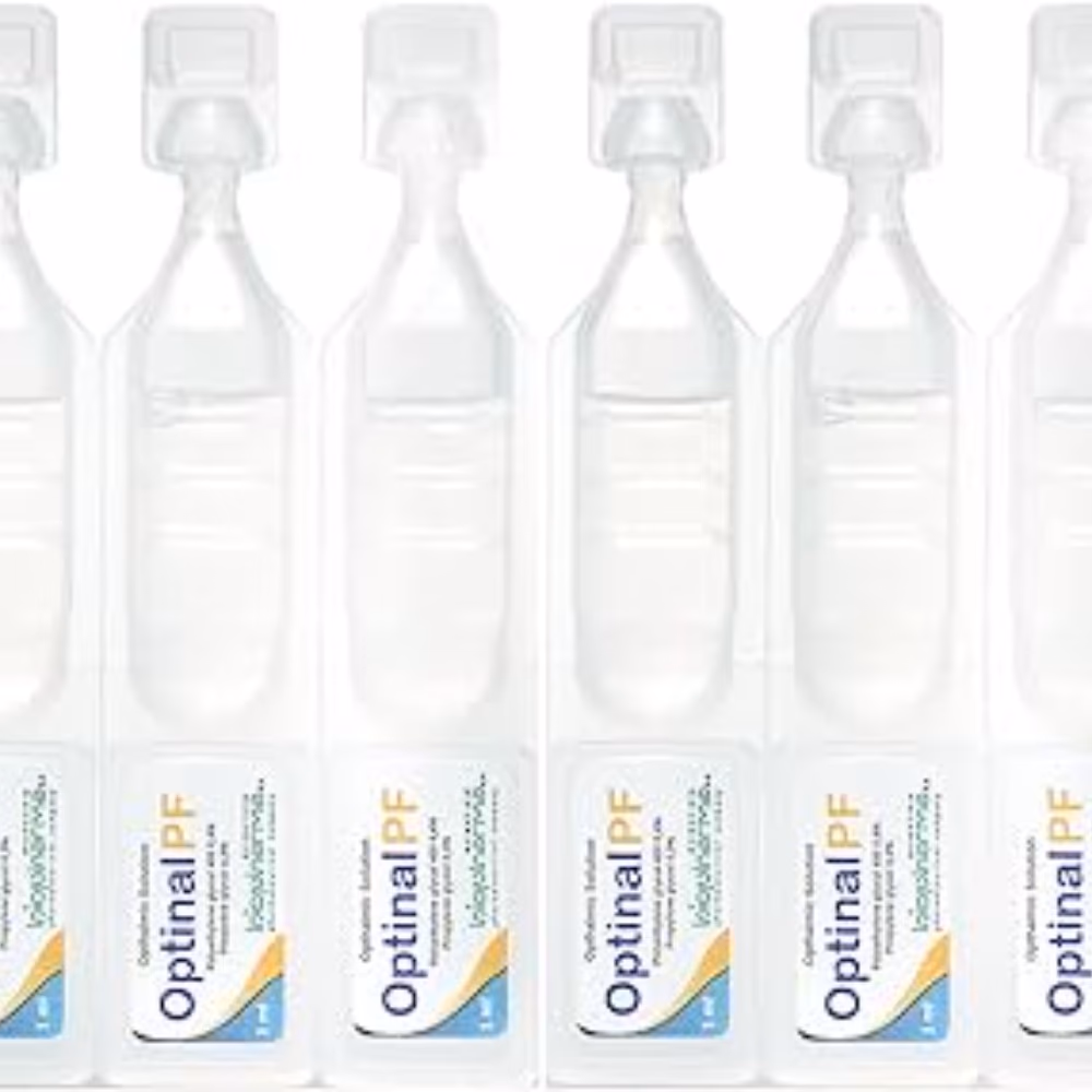 Optinal PF Preservative Free Lubricating Eye Drops, 20 Single Use Ampoules x 1ml 2